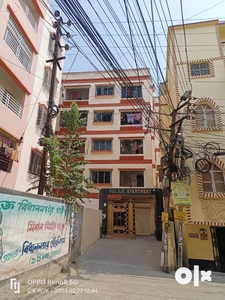 3 BHK flat for sale at Baguiati with garage