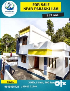 3 BHK NEW HOUSE NEAR PARAKULAM- PARUTHUMPARA