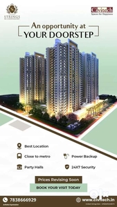 3 bhk smart apartment with home automation- 83 lakh *