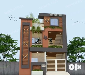A duplex house available at Rajendra Nagar