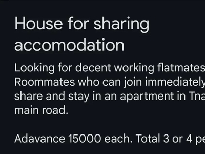 Looking for decent working MALE flatmates/Roommates