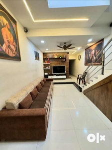 Luxurious duplex row house for sale fully furnished 12 Mt road front