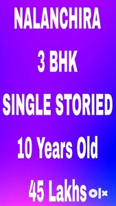 MANNANTHALA 3 BHK SINGLE STORIED HOUSE( 10 YEARS OLD)
