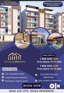 Ready to move furnished 3BHK in 50lac