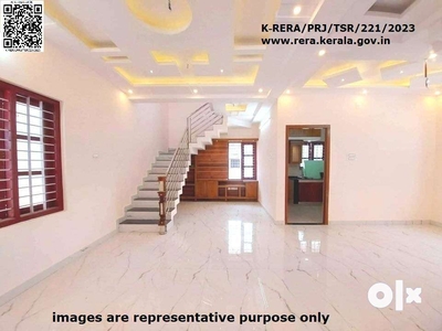 Rs.85 Lakhs - Brand New House for Sale in Thrissur Town