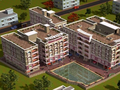 1040 sq ft 3 BHK Apartment for sale at Rs 35.36 lacs in Basu And Hazra Mahendra Bhawan in Rajarhat, Kolkata