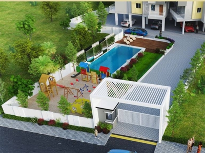 1125 sq ft 2 BHK Launch property Apartment for sale at Rs 94.50 lacs in Vision Royal Park in Brookefield, Bangalore