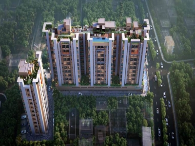 1249 sq ft 3 BHK Under Construction property Apartment for sale at Rs 63.60 lacs in Rishi Rishi Ventoso Ph 2 in Madhyamgram, Kolkata