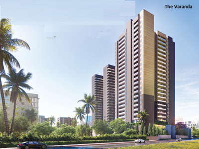 1883 sq ft 3 BHK 3T Apartment for sale at Rs 2.00 crore in Purti The Varanda 16th floor in Lake Town, Kolkata
