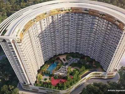 646 sq ft 1 BHK 1T Apartment for sale at Rs 45.76 lacs in Metrosatyam Metro Satyam Queens Necklace in Kharghar, Mumbai