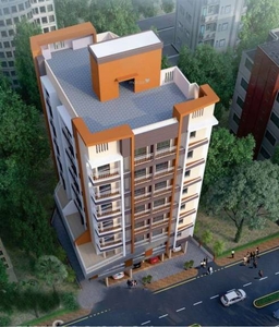 668 sq ft 1 BHK 1T West facing Apartment for sale at Rs 56.90 lacs in Shree Saket in Thane West, Mumbai