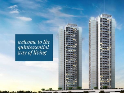 695 sq ft 1 BHK 1T East facing Apartment for sale at Rs 1.15 crore in Aurum Q Residences R1 in Ghansoli, Mumbai