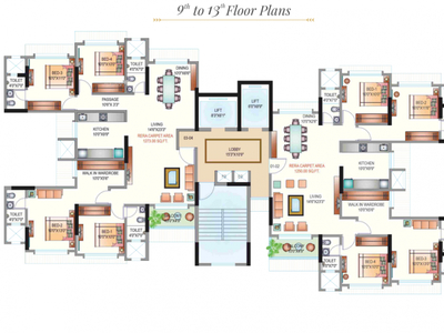 707 sq ft 2 BHK 2T West facing Apartment for sale at Rs 1.99 crore in Shubham Trident Sundew Sunrise And Sunglow in Chembur, Mumbai