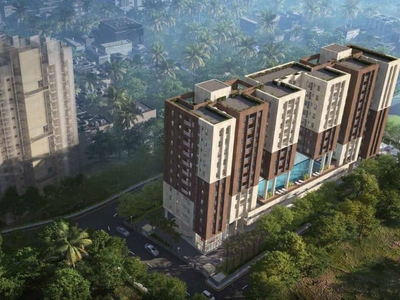 754 sq ft 3 BHK Under Construction property Apartment for sale at Rs 1.22 crore in PS Jade Grove Phase 1 in Entally, Kolkata