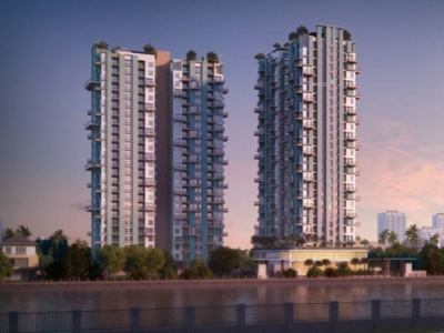 782 sq ft 3 BHK Launch property Apartment for sale at Rs 52.28 lacs in Merlin Skygaze in Chowhati, Kolkata