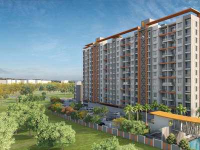900 sq ft 2 BHK 2T Apartment for sale at Rs 52.97 lacs in Goyal My Home Kiwale in Ravet, Pune