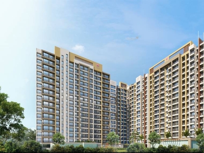 314 sq ft 1 BHK Under Construction property Apartment for sale at Rs 43.50 lacs in Samarth Sai Seasons Sahara in Kalyan East, Mumbai