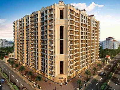 756 sq ft 1 BHK 2T West facing Apartment for sale at Rs 64.25 lacs in JP North Celeste in Mira Road East, Mumbai