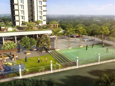 1405 sq ft 2 BHK 3T East facing Apartment for sale at Rs 88.00 lacs in Mittal Elanza in Kogilu, Bangalore