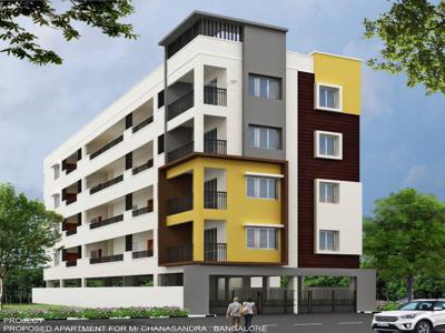 951 sq ft 2 BHK 2T East facing Apartment for sale at Rs 48.50 lacs in Project in Kasturi Nagar, Bangalore
