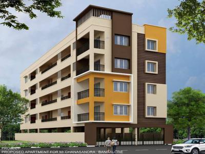 951 sq ft 2 BHK 2T East facing Apartment for sale at Rs 49.45 lacs in Project in Kasturi Nagar, Bangalore