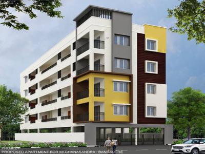 951 sq ft 2 BHK 2T East facing Completed property Apartment for sale at Rs 49.45 lacs in Project in Kasturi Nagar, Bangalore