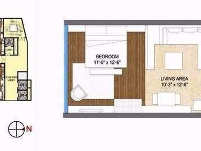 1 BHK Apartment 775 Sq.ft. for Sale in