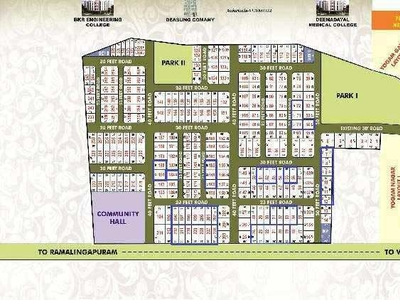 Residential Plot 1500 Sq.ft. for Sale in Kadambathur, Thiruvallur