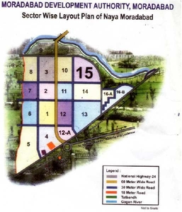 Residential Plot 162 Sq. Meter for Sale in New Moradabad
