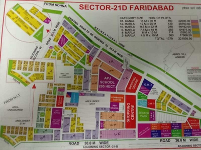 Residential Plot 265 Sq. Yards for Sale in Sector 21d Faridabad