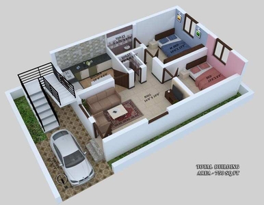3 BHK House & Villa 750 Sq.ft. for Sale in Madampatti, Coimbatore