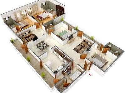 4 BHK Apartment 3165 Sq.ft. for Sale in
