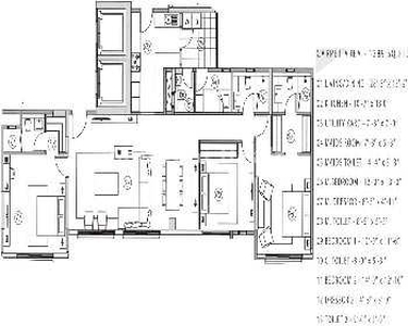 4 BHK Apartment 3372 Sq.ft. for Sale in