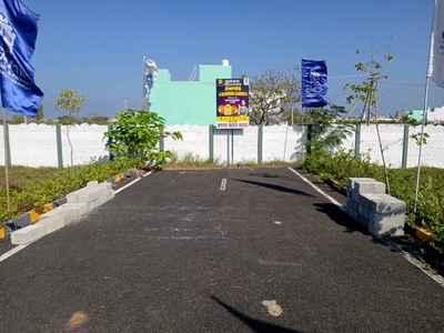 1000 sq ft North facing Plot for sale at Rs 50.50 lacs in Project in Siruseri, Chennai
