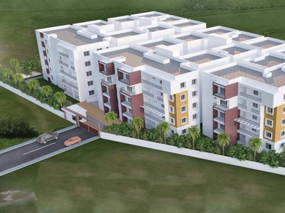 1005 sq ft 2 BHK Completed property Apartment for sale at Rs 56.28 lacs in Opera Tranquil Earth in JP Nagar Phase 9, Bangalore