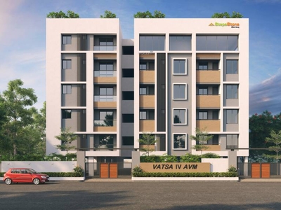 1015 sq ft 3 BHK Under Construction property Apartment for sale at Rs 70.96 lacs in StepsStone Vatsa 4 AVM in Kattupakkam, Chennai