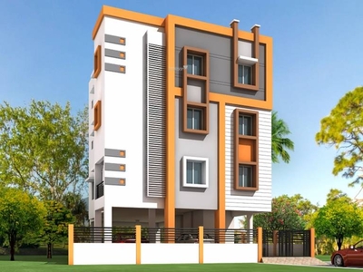 1037 sq ft 2 BHK Under Construction property Apartment for sale at Rs 49.78 lacs in Vishnu Dharshini Homes in Medavakkam, Chennai