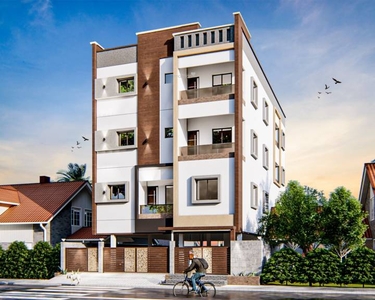 1040 sq ft 2 BHK Apartment for sale at Rs 88.40 lacs in Sri Sai Flats in Perungudi, Chennai