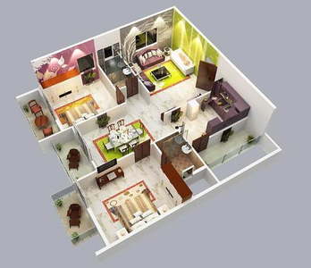 1080 sq ft 2 BHK 2T North facing Apartment for sale at Rs 56.78 lacs in Project in J. P. Nagar, Bangalore