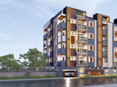 1100 sq ft 2 BHK Under Construction property Apartment for sale at Rs 60.50 lacs in Jaya Galaxy in Kaggadasapura, Bangalore
