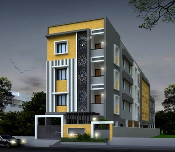 1167 sq ft 3 BHK Apartment for sale at Rs 80.52 lacs in Manickam Blissful Appartments in Madipakkam, Chennai