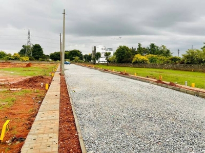 1200 sq ft Under Construction property Plot for sale at Rs 32.40 lacs in Enrich Park Vista in rajanukunte, Bangalore