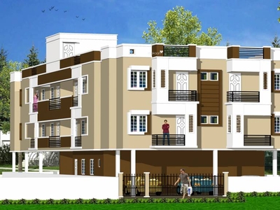 1415 sq ft 3 BHK Completed property Apartment for sale at Rs 67.92 lacs in RKN Sri Raksha in Porur, Chennai
