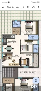 3 BHK Gated community flat for sale