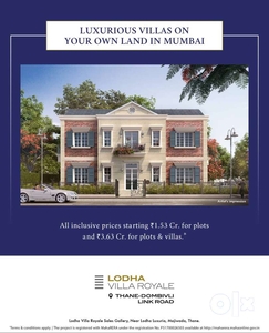 5BHK Bungalows Lodha Royal Villas for sale in Dombivali with Bunglaow