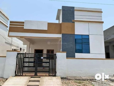 800sft 2bhk independent house for sale in gated community @51L