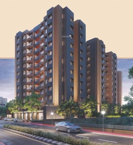 870 sq ft 3 BHK Under Construction property Apartment for sale at Rs 74.10 lacs in Krishna Crystal Heights in Bhadaj, Ahmedabad