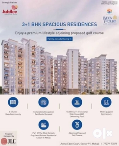 Flat for sale 3bhk Sector 91