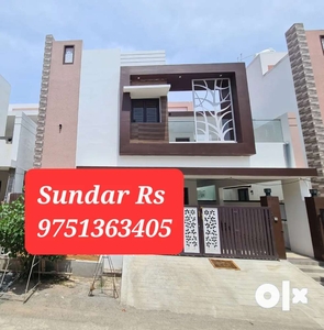 Gated Community 3BHK INDIVIDUAL BANGALOW HOUSE SALE IN VADAVALLI