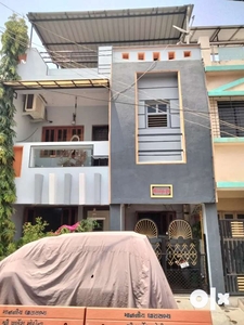 ROAD TOUCH NICE LOCATION SOCITY G +2 4 BHK ROW HOUSH WITH SOLAR SYSTEM